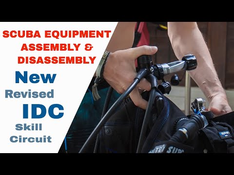 Scuba Equipment Assembly and Disassembly - PADI IDC Skills Circuit • Divemaster Skill Circuit