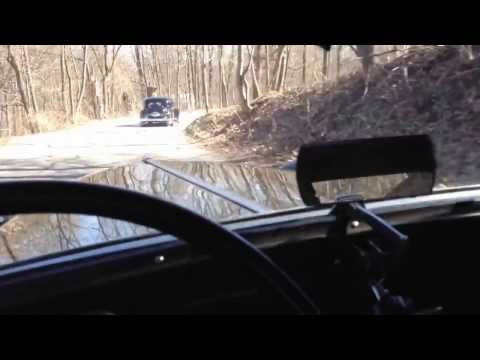 Driving 1951 Citroen Traction Avant 15-SIX in Niagara Wince Country