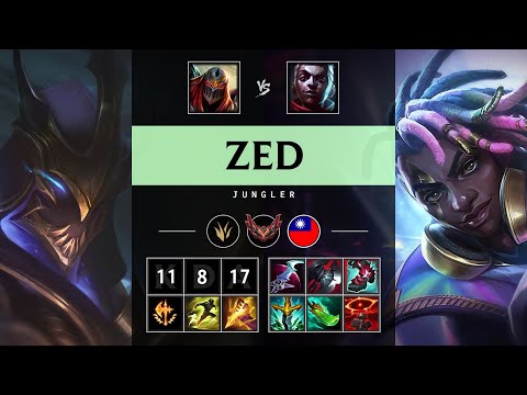 Zed Jungle vs Ekko - TW Grandmaster Patch 25.16