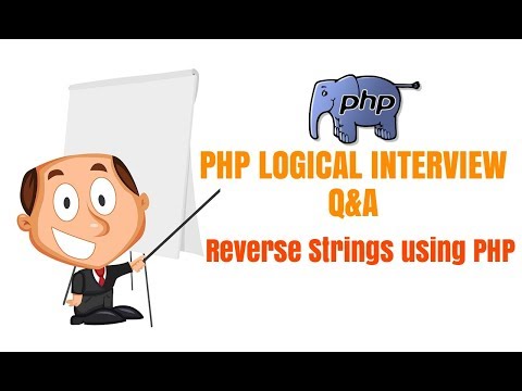 Php Logical Interview Qa Reverse String Withwithout Inbuilt Function In Php