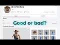Reviewing famous roblox Youtubers USERNAMES AND AVATARS...