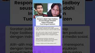 Respons Bijak Fajar Sadboy Usai Diludahi Indra Frimawan Tuai Simpati Netizen