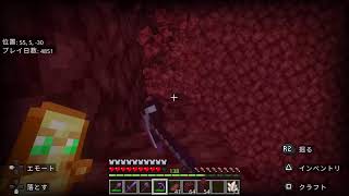 Minecraftやる　ロストしたの取り返します