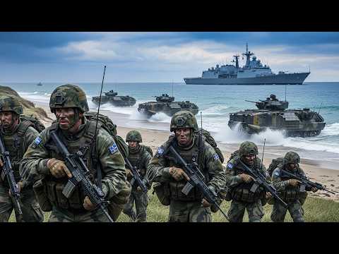 On land and sea NATO’s Marine forces.
