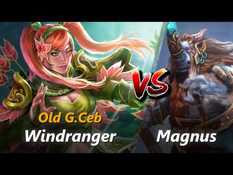 Ceb mid Windranger vs Magnus | First 10 minutes
