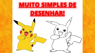 COMO DESENHAR O PIKACHU PASSO A PASSO / TCNICA DOS DEUSES 