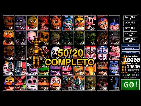 😎Ultimate Custom Night 50/20 Completo😎