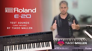 Video thumbnail for Roland E-20 (Test sounds) 1988 VINTAGE by Tiago Mallen