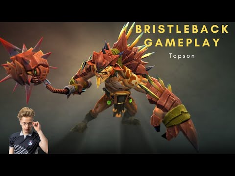 OG.Topson - Bristleback Midlane | Patch 7.27d | Player Perspective - Dota 2 Gameplay
