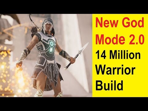 Assassins Creed Odyssey - Best Tank Warrior Build 2020 - Godmode 2.0 - 14 Million Damage - 100% Crit