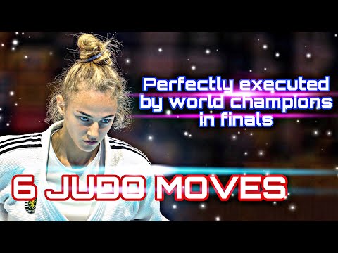 6 Judo Moves perfectly executed in finals by World champions | ワールドチャンピオンによるファイナルで完全に実行された6つの柔道移動