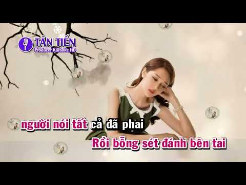 [ Karaoke Nhạc Trẻ HD ] Yêu Một Người Vô Tâm - Bảo Anh Full Beat ✔