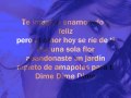 Malu - Si estoy loca (lyrics) 