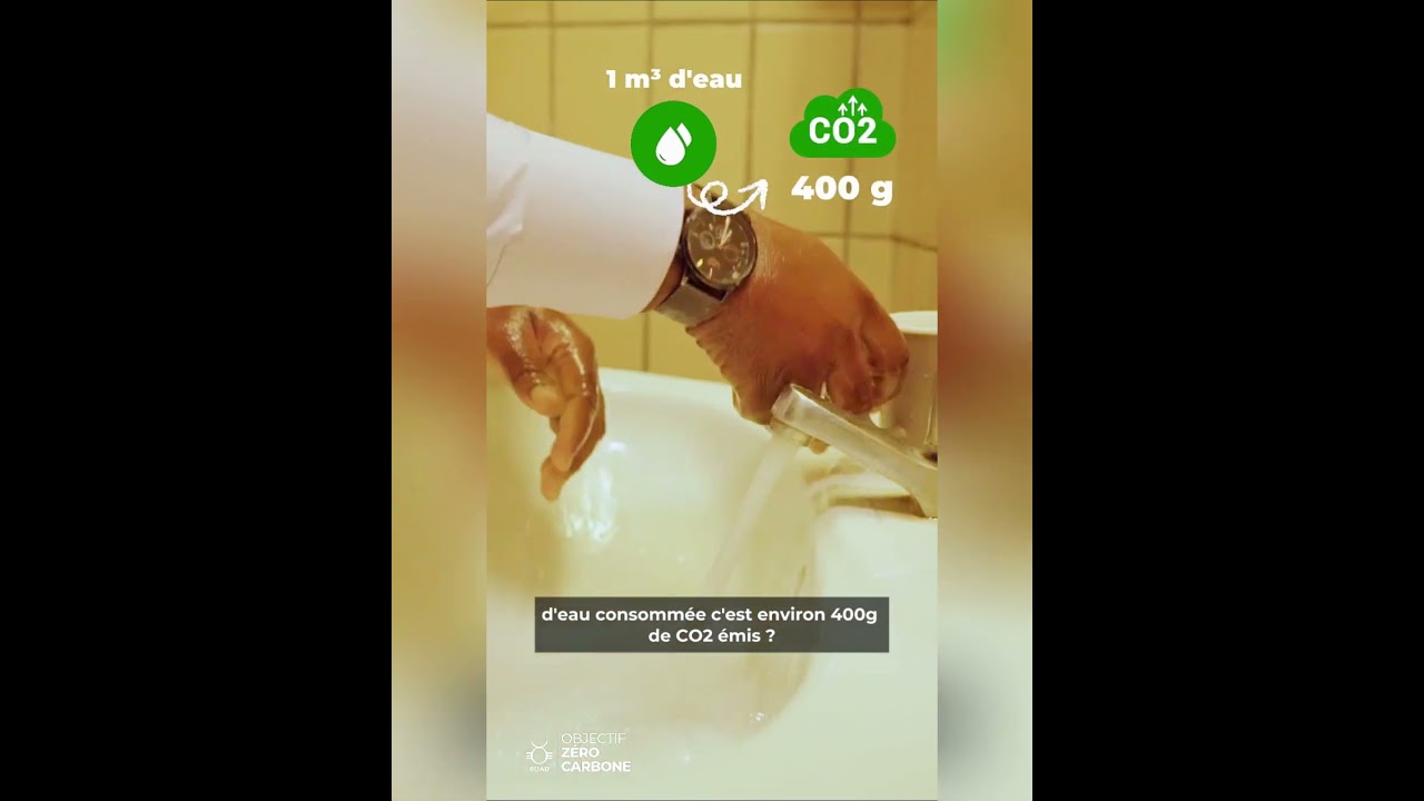 Objectif Zéro Carbone - Chaque goutte compte 💧