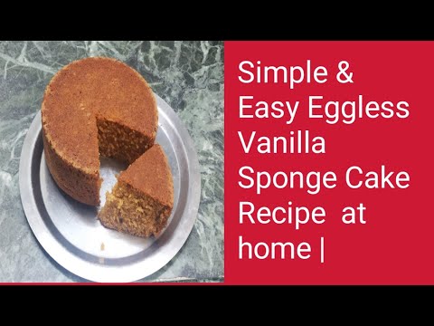 HOMEMADE VANILLA SPONGE CAKE ( RIDHIMA'S DELIGHTS)