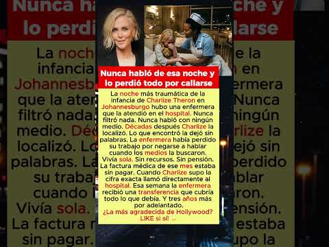 Charlize Theron una vez fue a dar al hospital, y todo por culpa de Sacha Baron Cohen
