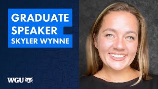 Graduate Speaker Skyler Wynne, School of Business - WGU 2025 Chicago Commencement