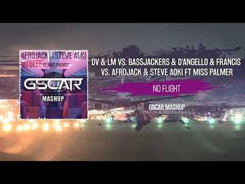 DV & LM vs. Bassjackers & D'Angello & Francis vs. Afrojack & Steve Aoki - No Flight (Gscar MashUp)
