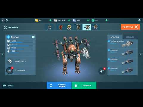 I WON TYPHON ROBOT WAR ROBOTS