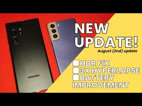 NEW AUGUST (2ND) UPDATE! | Samsung S21 & S22 Series