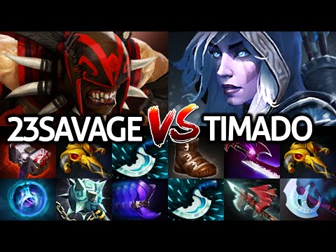 TIMADO VS 23SAVAGE | Top Pro Carry SA VS SEA Battle Dota 2