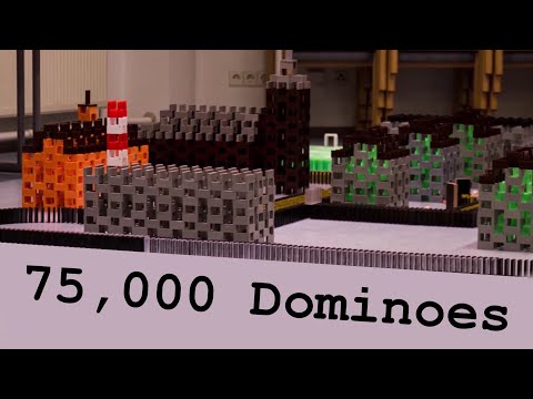 Domino Chain - The Power of Nature in 75,000 Dominoes - TPT 2014