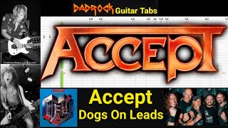 Dogs On Leads - Accept - Guitar + Bass TABS Lesson