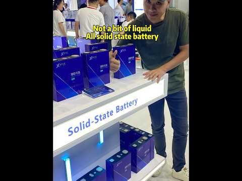 Not a bit of liquid All solid state battery World debut