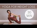 30 Min Yoga For Weight Loss Fat Burning Workout At Home