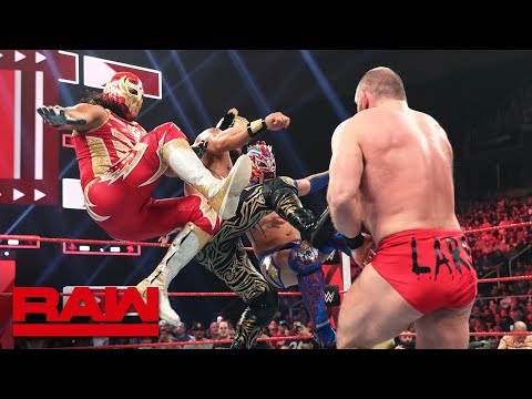 Lucha House Party attack Lars Sullivan: Raw, May 20, 2019