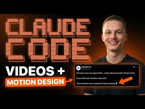 Claude Code Can Make Videos Now (Remotion Guide)