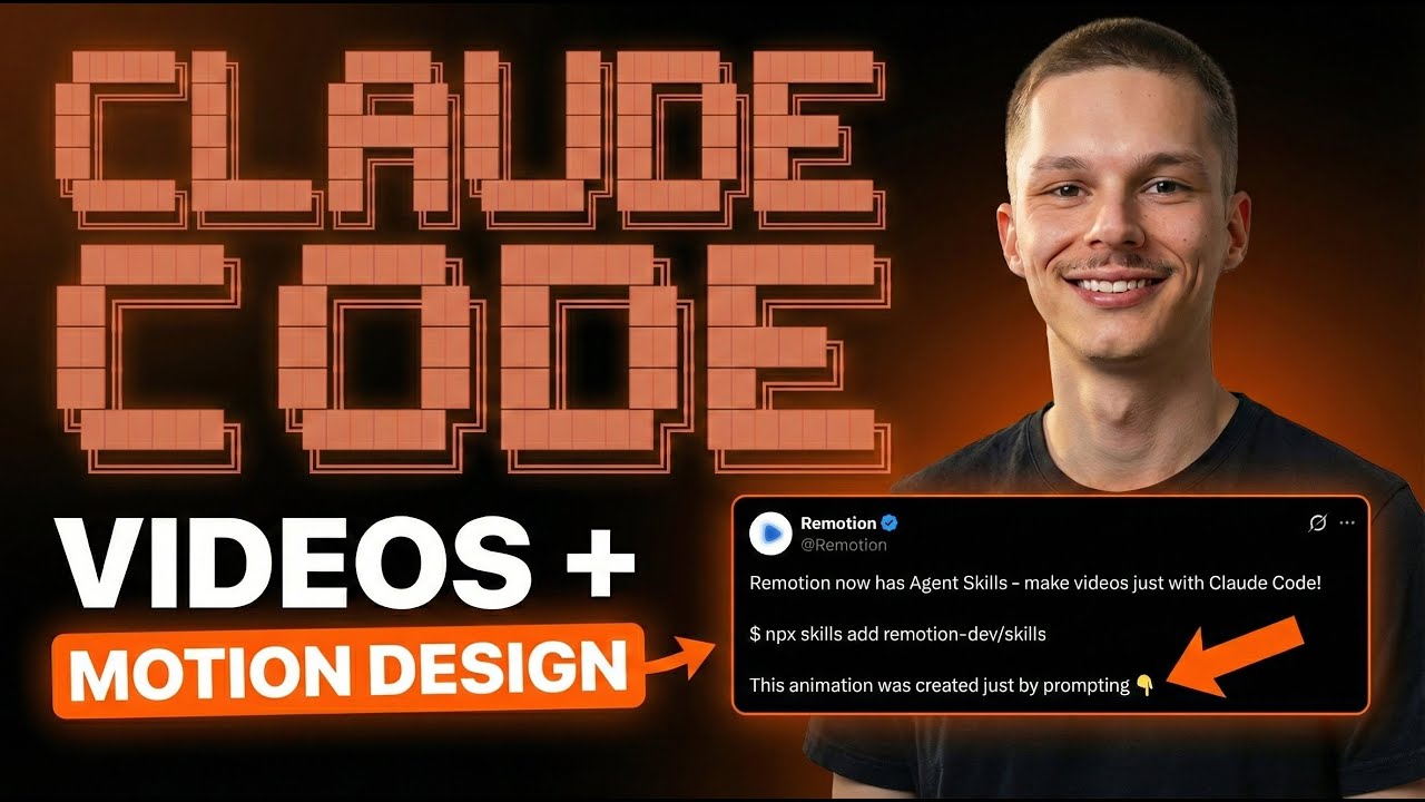 Claude Code Can Make Videos Now (Remotion Guide)