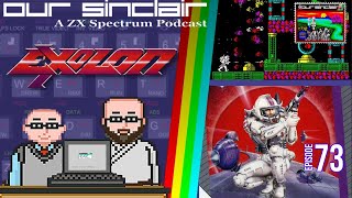 Exolon is horizontal Pang with a missile launcher! Our Sinclair: A ZX Spectrum Podcast 73