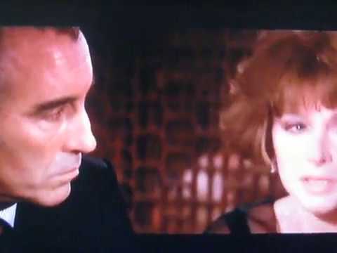 Lee Grant & Christopher Lee in "Airport 77"