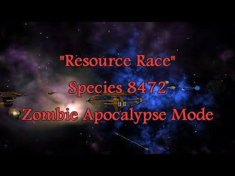 "Resource Race" Species 8472 Zombie Apocalypse Mode - Star Trek Armada 2 V16 Skirmish Gameplay