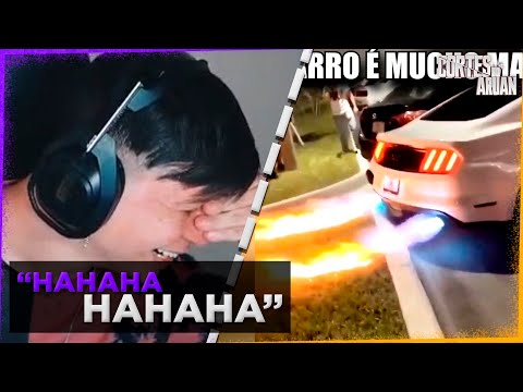 ARUAN REAGE A AVALIAÇÃO DA ZUEIRA #9 - FORD SHELBY GT500 (ZUEIRA INSANA) - Cortes do Aruan