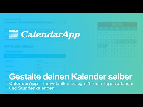CalendarApp – Gestalte deinen Belegungskalender selber