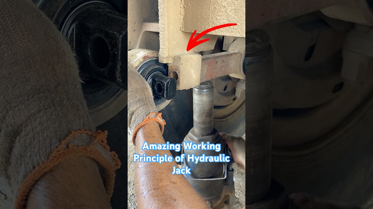 Amazing Working Principle of Hydraulic Jack. #automobile #tips #tools #usa #viral #video #shorts