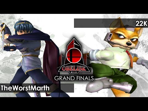 Melee: TheWorstMarth (Marth/Falco) V 22K (Fox/Sheik) - Obelisk 110 Tournament SSBM