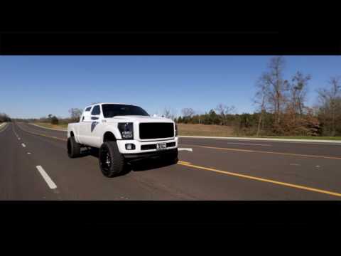 2013 F250 Storm Trooper (Pearl) on 24x12 Fuel Forged FF19's