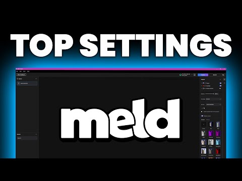 Meld Studio BEST Stream & Recording Settings