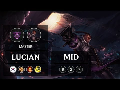 Lucian Mid vs Katarina - KR Master Patch 9.2