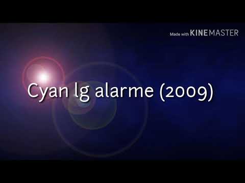 LG cyan alarme (2009-2010)