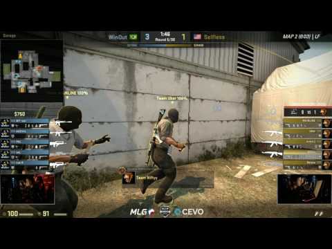 Selfless Gaming vs WinOut - Group B Final Match - Game 2 - MLG Americas CS:GO Minor