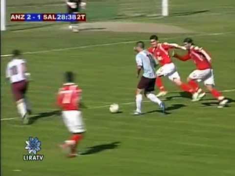 Francesco Montervino gol 2-2 in Anziolavinio - Salerno Calcio 4 - 2 25/04/2012