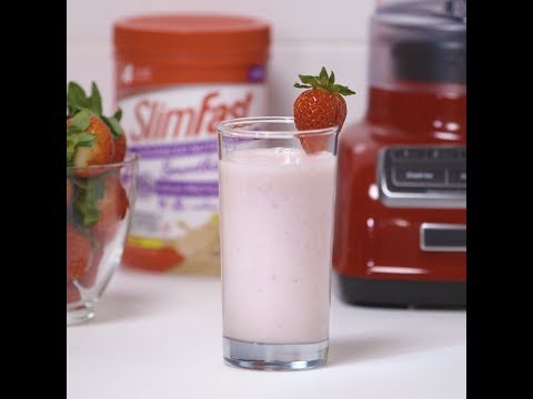 SlimFast Strawberry Vanilla Smoothie Recipe