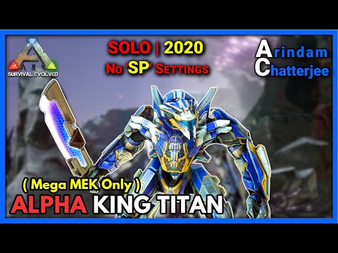 Ark Extinction - (SOLO) Killing ALPHA KING TITAN with only MEGA MEK & Beating Ark - S2E60