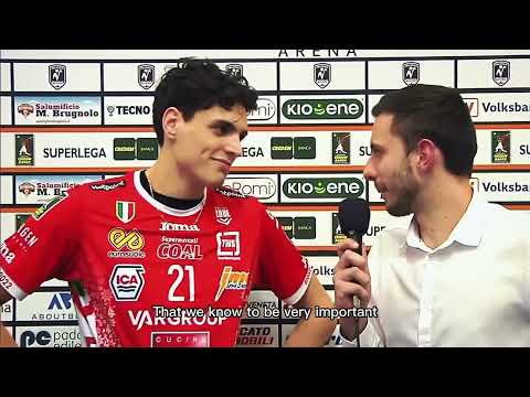 [ENGLISH] Mattia Bottolo Post-Match Interview with VBTV: Pallavolo Padova vs Lube Civitanova 0-3