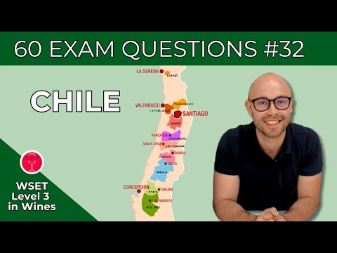 Chile | 60 WSET Level 3 in Wines Multiple Choice Questions | Video #32