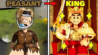 PEASANT to KING IN ROBLOX Brookhaven 🏡RP Funny Moments (The King)